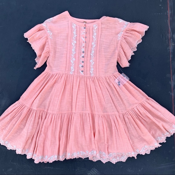 FREE PEOPLE Embroidered Dress - Picture 1 of 5
